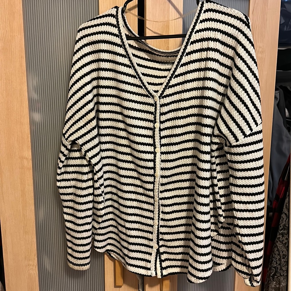 Striped Cardigan